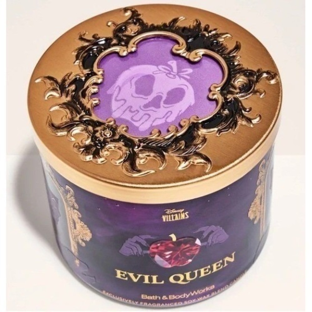 Disney Villains Evil Queen Bath & Body Works‎ 3 Wick Candle HTF SOLD OUT